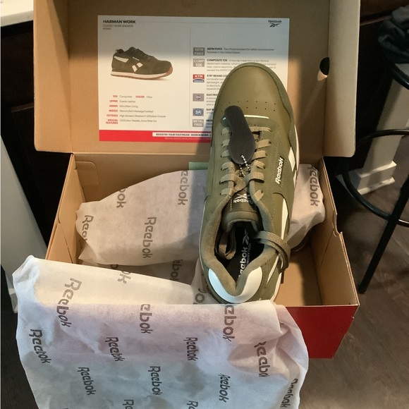 HARMAN WORK CLASSIC WORK REBOOK SNEAKER AND VOLCOM WORKWEAR SNEAKER SIZE 11 - Picture 3 of 6